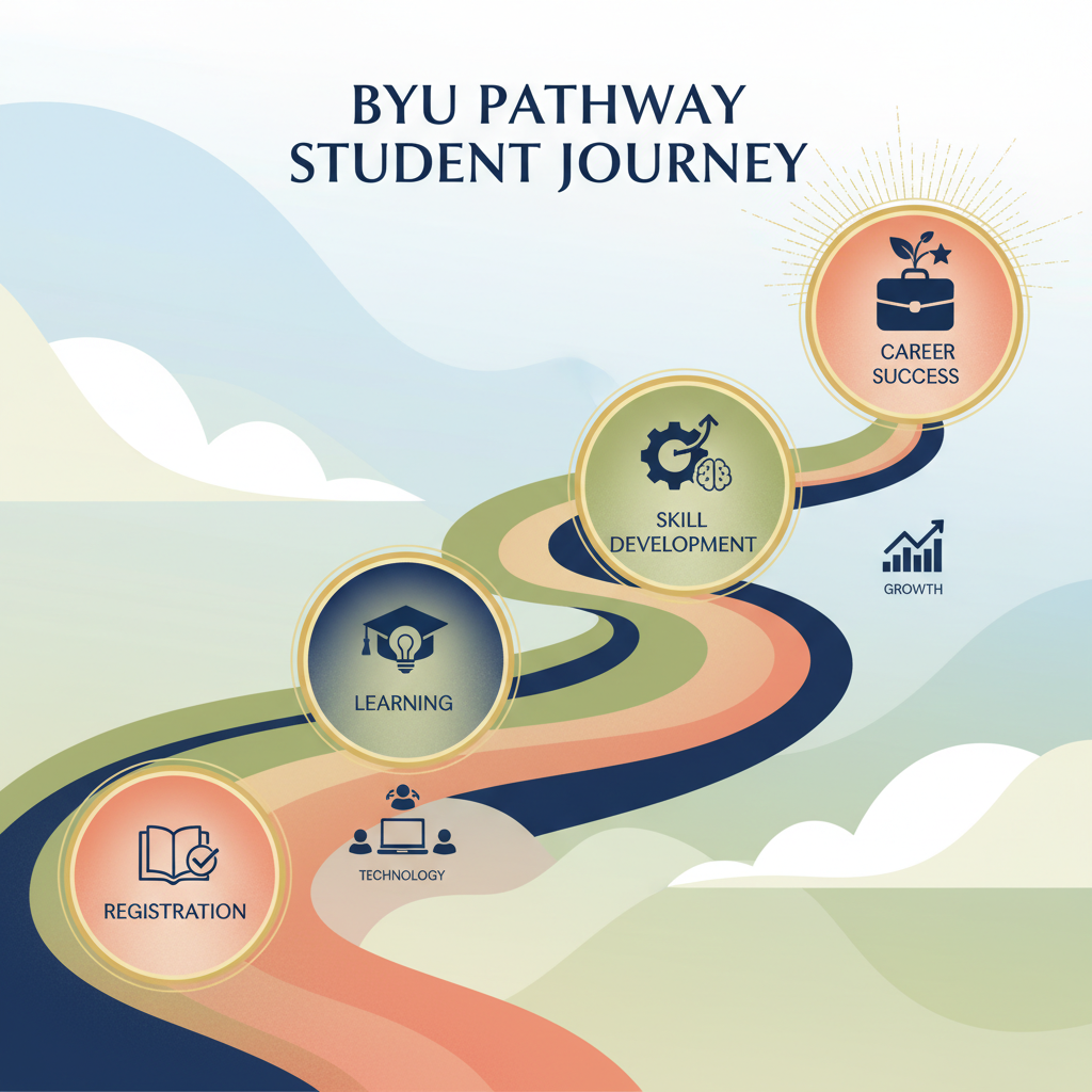 A calm, organized desk setup representing the first step of re-enrolling at BYU-Pathway